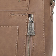 TR128G-918 Trinity Ranch Hair-On Leather Collection Concealed Handgun Hobo