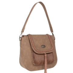 TR128G-918 Trinity Ranch Hair-On Leather Collection Concealed Handgun Hobo