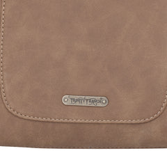 TR128G-918 Trinity Ranch Hair-On Leather Collection Concealed Handgun Hobo