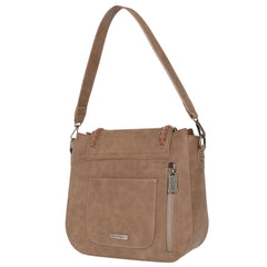 TR128G-918 Trinity Ranch Hair-On Leather Collection Concealed Handgun Hobo