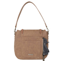 TR128G-918 Trinity Ranch Hair-On Leather Collection Concealed Handgun Hobo