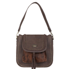 TR128G-918 Trinity Ranch Hair-On Leather Collection Concealed Handgun Hobo