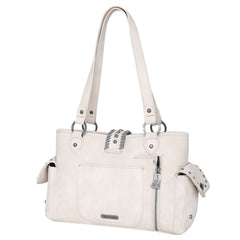 TR129G-8086 Trinity Ranch Hair-On Leather Collection Concealed Carry Satchel