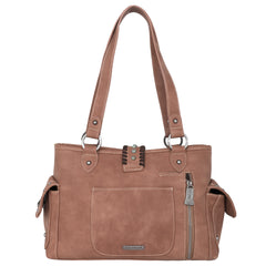 TR129G-8086 Trinity Ranch Hair-On Leather Collection Concealed Carry Satchel