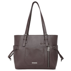 TR132G-8317 Trinity Ranch Hair-On Leather Studs Collection Concealed Carry Tote