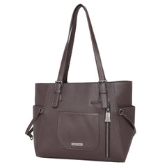 TR132G-8317 Trinity Ranch Hair-On Leather Studs Collection Concealed Carry Tote