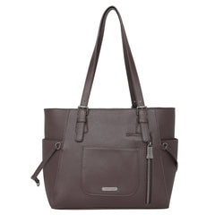 TR132G-8317 Trinity Ranch Hair-On Leather Studs Collection Concealed Carry Tote