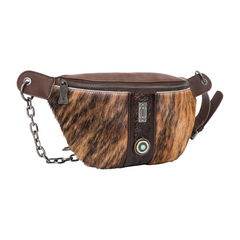 TR133-194 Trinity Ranch Hair On Cowhide  Collection Belt Bag