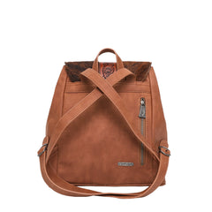 TR133-9110 Trinity Ranch Hair On Cowhide Collection Concealed Carry Backpack