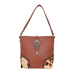 TR134G-918 Trinity Ranch Hair-On Cowhide Collection Concealed Carry Hobo