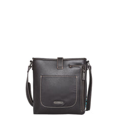 TR134G-9360 Trinity Ranch Hair On Cowhide Buckle Collection Concealed Carry Crossbody