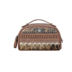 TR136-190 Trinity Ranch Hair On Cowhide Collection Travel Pouch