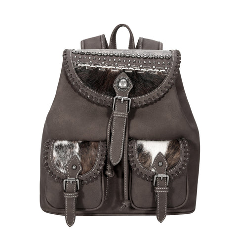 TR136-9110 Trinity Ranch Hair On Cowhide Collection Backpack