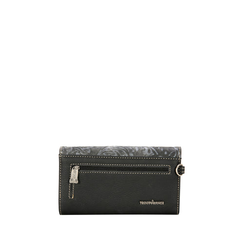 TR136-W018 Trinity Ranch Hair-On Cowhide Collection Wallet