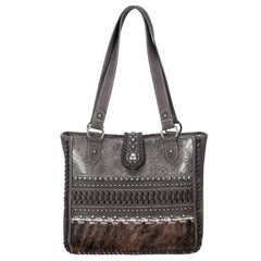 TR136G-8260 Trinity Ranch Hair On Cowhide Collection Concealed Carry Tote