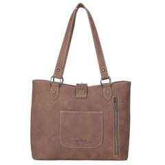 TR136G-8317 Trinity Ranch Hair On Cowhide Collection Concealed Carry Tote
