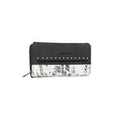 TR137-W010 Trinity Ranch Hair On Cowhide Collection Wallet