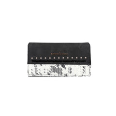 TR137-W010 Trinity Ranch Hair On Cowhide Collection Wallet