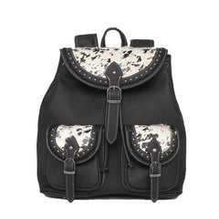 TR137-9110 Trinity Ranch Hair On Cowhide Collection Backpack