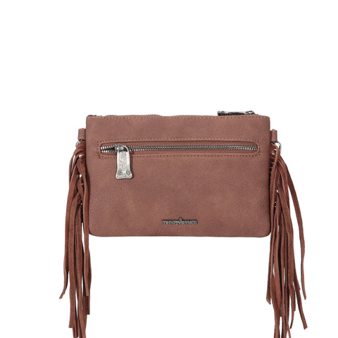 TR138-181 Trinity Ranch Leather Fringe Collection Clutch/Crossbody