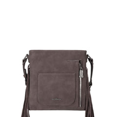 TR138G-9360 Trinity Ranch Leather Fringe Collection Concealed Carry Crossbody