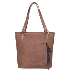 TR140G-8113 Trinity Ranch Hair-On Cowhide Collection Concealed Carry Tote