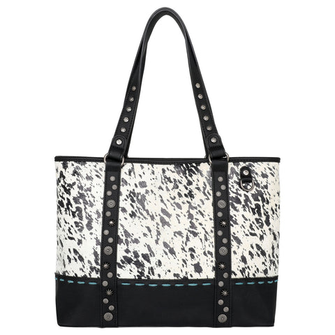 TR140G-8317 Trinity Ranch Hair-On Cowhide Collection Concealed Carry Tote