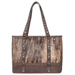TR140G-8317 Trinity Ranch Hair-On Cowhide Collection Concealed Carry Tote