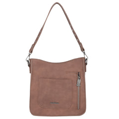 TR140G-921 Trinity Ranch Hair-On Cowhide Collection Concealed Carry Hobo/Crossbody