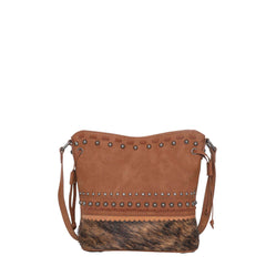 TR142-8360 Trinity Ranch Hair-On Cowhide Collection Crossbody Bag