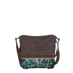 TR142-8360 Trinity Ranch Hair-On Cowhide Collection Crossbody Bag