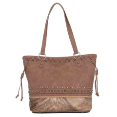 TR142G-8317 Trinity Ranch Hair-On Cowhide Collection Concealed Carry Tote
