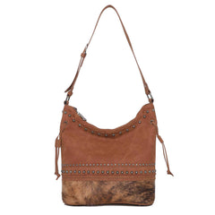 TR142G-918 Trinity Ranch Hair-On Cowhide Collection Concealed Carry Hobo