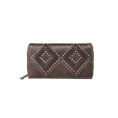 TR143-W010 Trinity Ranch Leather Stitch Collection Wallet