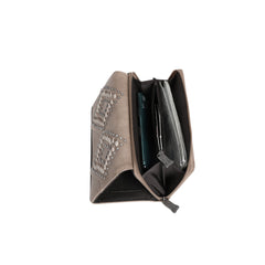 TR143-W010 Trinity Ranch Leather Stitch Collection Wallet