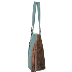 TR146G-8317 Trinity Ranch Hair On Cowhide Concealed Carry Tote