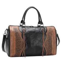 TR147-5110 Trinity Ranch Tooled Collection Weekender Bag