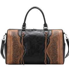 TR147-5110 Trinity Ranch Tooled Collection Weekender Bag