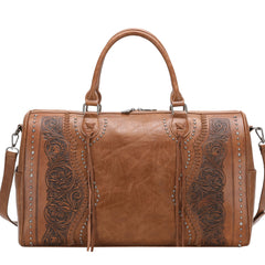 TR147-5110 Trinity Ranch Tooled Collection Weekender Bag