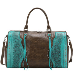 TR147-5110 Trinity Ranch Tooled Collection Weekender Bag