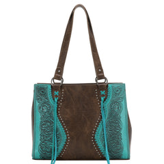 TR147G-8036 Trinity Ranch Tooled Collection Concealed Carry Tote