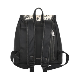 TR149-9110 Trinity Ranch Hair-On Cowhide Saddle Shape Collection Backpack