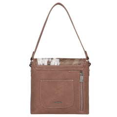 TR149G-918 Trinity Ranch Hair-On Cowhide Saddle Shape Collection Concealed Carry Hobo