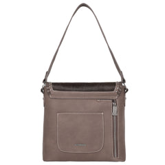 TR149G-918 Trinity Ranch Hair-On Cowhide Saddle Shape Collection Concealed Carry Hobo