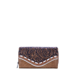 TR150-W010 Trinity Ranch Tooled Collection Wallet