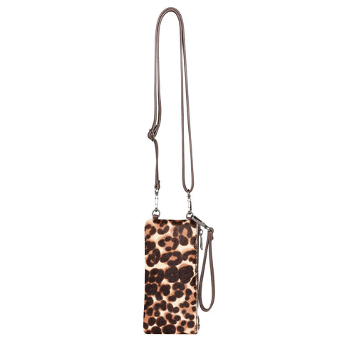 TR153-139 Trinity Ranch Western Pattern Phone Wristlet/Crossbody