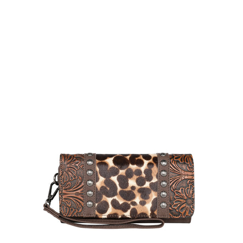 TR153-W002 Trinity Ranch Floral Tooled Collection Wallet