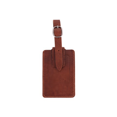 TVT-006 Montana West Real Leather Luggage Tag  (Pre-pack 12Pcs/Assorted Colors)