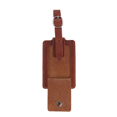 TVT-004 Montana West Real Leather Luggage Tag  (Pre-pack 12Pcs/Assorted Colors)