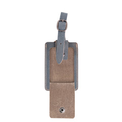 TVT-001 Montana West Real Leather Luggage Tag  (Pre-pack 12Pcs/Assorted Colors)